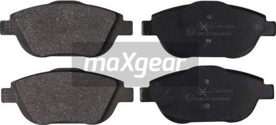 Maxgear 19-1553 - Тормозные колодки, дисковые, комплект parts5.com