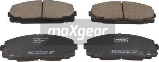 Maxgear 19-1509 - Тормозные колодки, дисковые, комплект parts5.com