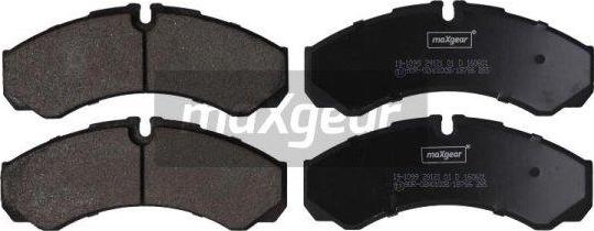 Maxgear 19-1099 - Тормозные колодки, дисковые, комплект parts5.com