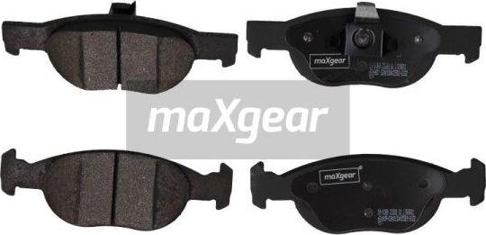 Maxgear 19-1089 - Тормозные колодки, дисковые, комплект parts5.com