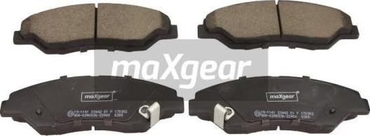 Maxgear 19-1141 - Тормозные колодки, дисковые, комплект parts5.com