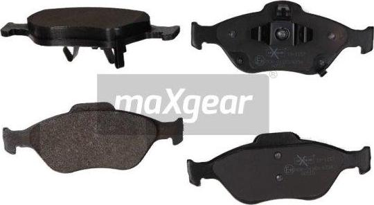 Maxgear 19-1157 - Тормозные колодки, дисковые, комплект parts5.com