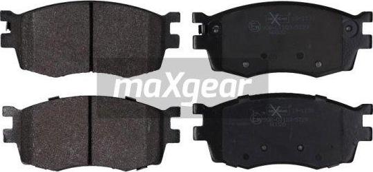 Maxgear 19-1139 - Тормозные колодки, дисковые, комплект parts5.com