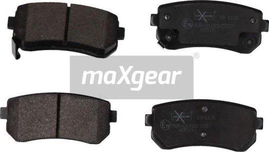 Maxgear 19-1131 - Тормозные колодки, дисковые, комплект parts5.com