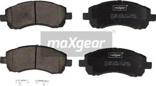 Maxgear 19-1396 - Тормозные колодки, дисковые, комплект parts5.com