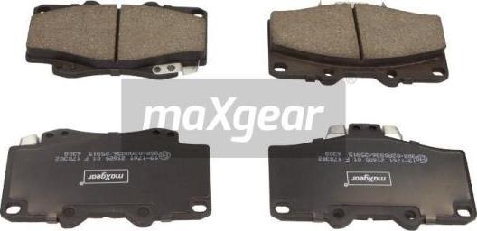 Maxgear 19-1761 - Тормозные колодки, дисковые, комплект parts5.com