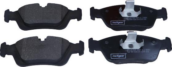 Maxgear 19-3665 - Тормозные колодки, дисковые, комплект parts5.com