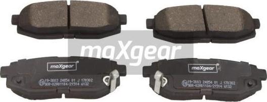 Maxgear 19-3003 - Тормозные колодки, дисковые, комплект parts5.com