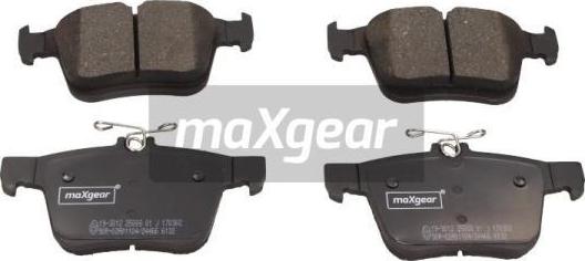 Maxgear 19-3012 - Тормозные колодки, дисковые, комплект parts5.com