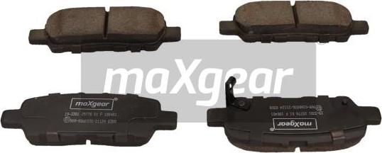 Maxgear 19-3381 - Тормозные колодки, дисковые, комплект parts5.com