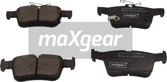 Maxgear 19-3382 - Тормозные колодки, дисковые, комплект parts5.com