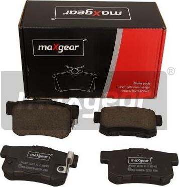Maxgear 19-3387 - Тормозные колодки, дисковые, комплект parts5.com