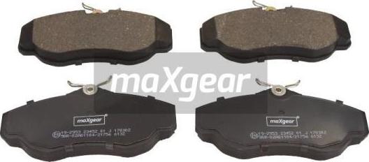 Maxgear 19-2953 - Тормозные колодки, дисковые, комплект parts5.com