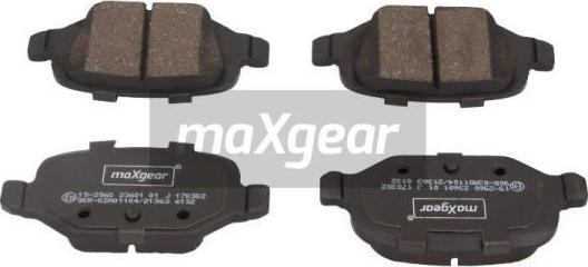 Maxgear 19-2960 - Тормозные колодки, дисковые, комплект parts5.com