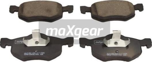 Maxgear 19-2963 - Тормозные колодки, дисковые, комплект parts5.com