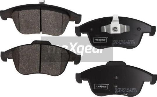 Maxgear 19-2906 - Тормозные колодки, дисковые, комплект parts5.com