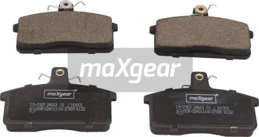 Maxgear 19-2903 - Тормозные колодки, дисковые, комплект parts5.com