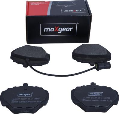 Maxgear 19-2937 - Тормозные колодки, дисковые, комплект parts5.com