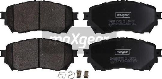 Maxgear 19-2928 - Тормозные колодки, дисковые, комплект parts5.com