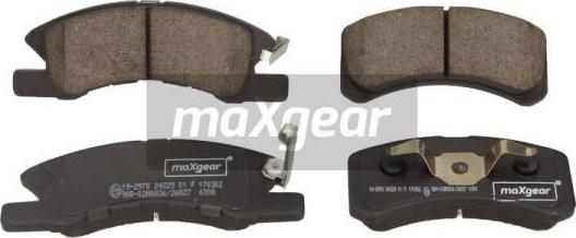 Maxgear 19-2978 - Тормозные колодки, дисковые, комплект parts5.com