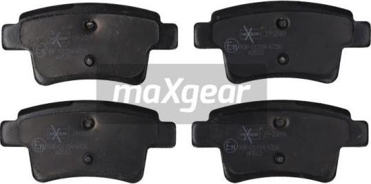 Maxgear 19-2089 - Тормозные колодки, дисковые, комплект parts5.com