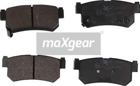 Maxgear 19-2144 - Тормозные колодки, дисковые, комплект parts5.com