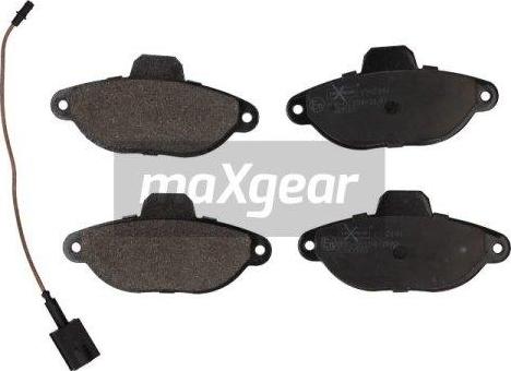 Maxgear 19-2141 - Тормозные колодки, дисковые, комплект parts5.com