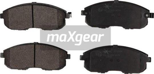 Maxgear 19-2158 - Тормозные колодки, дисковые, комплект parts5.com