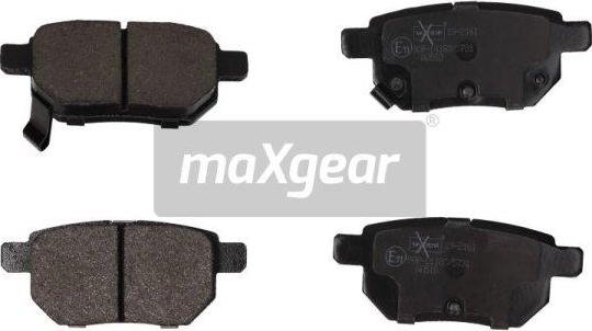 Maxgear 19-2161 - Тормозные колодки, дисковые, комплект parts5.com