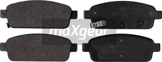 Maxgear 19-2103 - Тормозные колодки, дисковые, комплект parts5.com