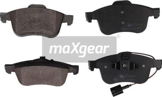 Maxgear 19-2125 - Тормозные колодки, дисковые, комплект parts5.com