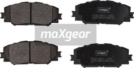 Maxgear 19-2894 - Тормозные колодки, дисковые, комплект parts5.com