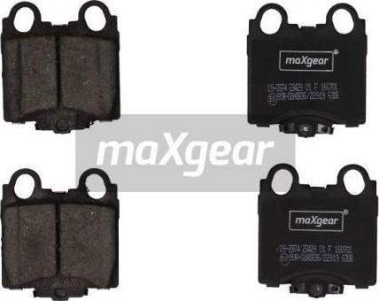 Maxgear 19-2874 - Тормозные колодки, дисковые, комплект parts5.com