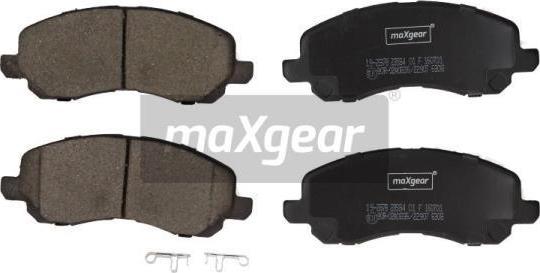 Maxgear 19-2878 - Тормозные колодки, дисковые, комплект parts5.com