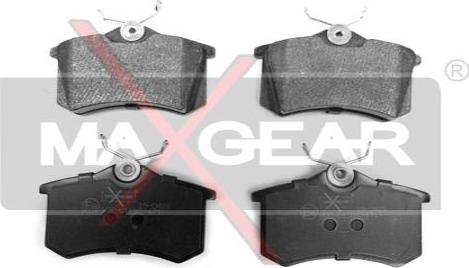 Maxgear 19-0428 - Brake Pad Set, disc brake parts5.com