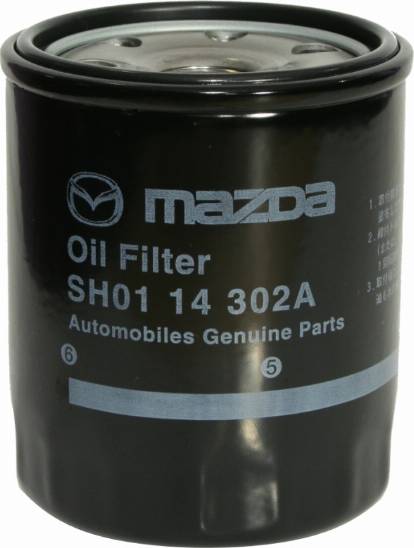 MAZDA SH0114302A - Filtro de aceite parts5.com