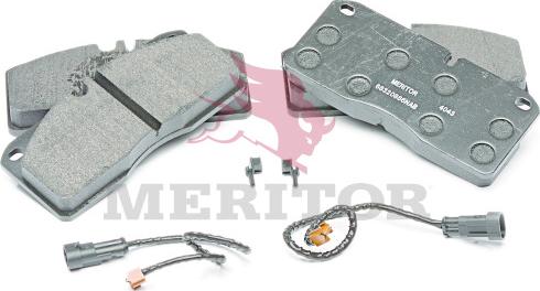 Meritor MDP5020 - Тормозные колодки, дисковые, комплект parts5.com