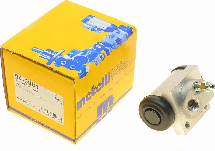 Metelli 04-0981 - Колесный тормозной цилиндр parts5.com