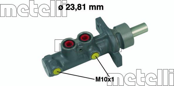 Metelli 05-0486 - Главный тормозной цилиндр parts5.com