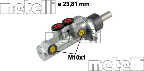 Metelli 05-0601 - Главный тормозной цилиндр parts5.com