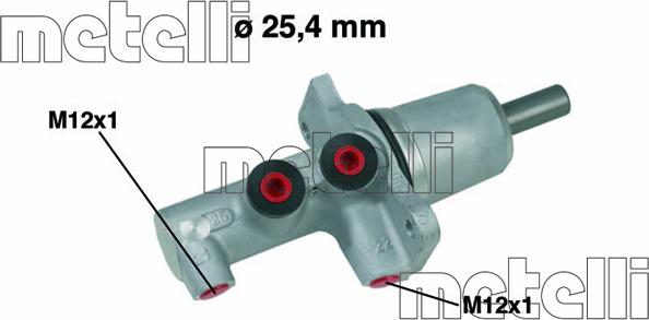 Metelli 05-0616 - Главный тормозной цилиндр parts5.com