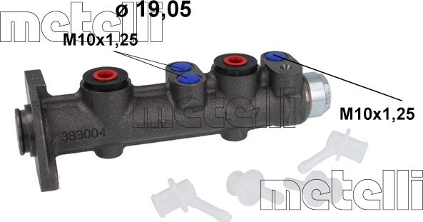 Metelli 05-0009K - Главный тормозной цилиндр parts5.com