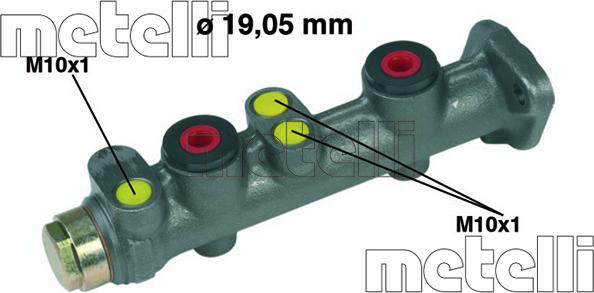 Metelli 05-0028 - Главный тормозной цилиндр parts5.com