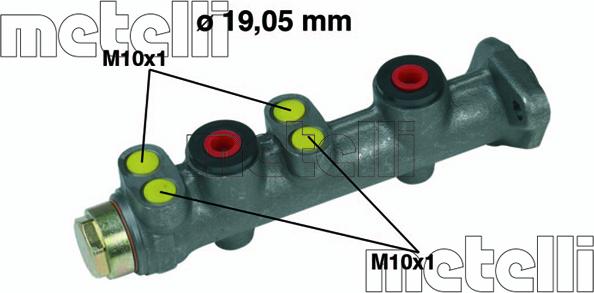 Metelli 05-0150 - Главный тормозной цилиндр parts5.com