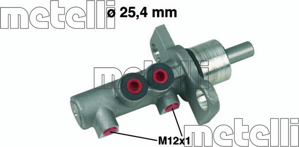 Metelli 05-0369 - Главный тормозной цилиндр parts5.com