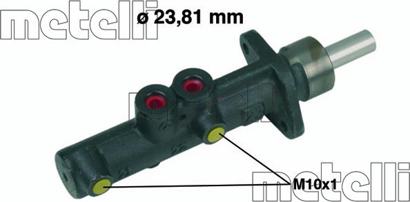 Metelli 05-0308 - Главный тормозной цилиндр parts5.com