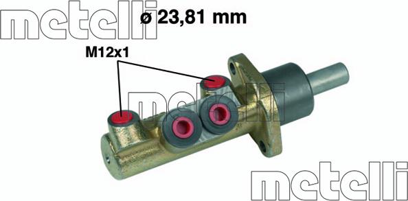 Metelli 05-0311 - Главный тормозной цилиндр parts5.com