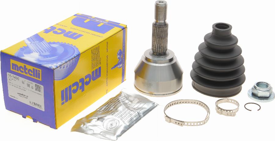 Metelli 15-1490 - Шарнирный комплект, ШРУС, приводной вал parts5.com