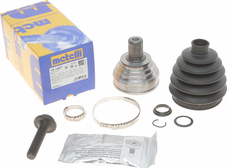 Metelli 15-1467 - Шарнирный комплект, ШРУС, приводной вал parts5.com