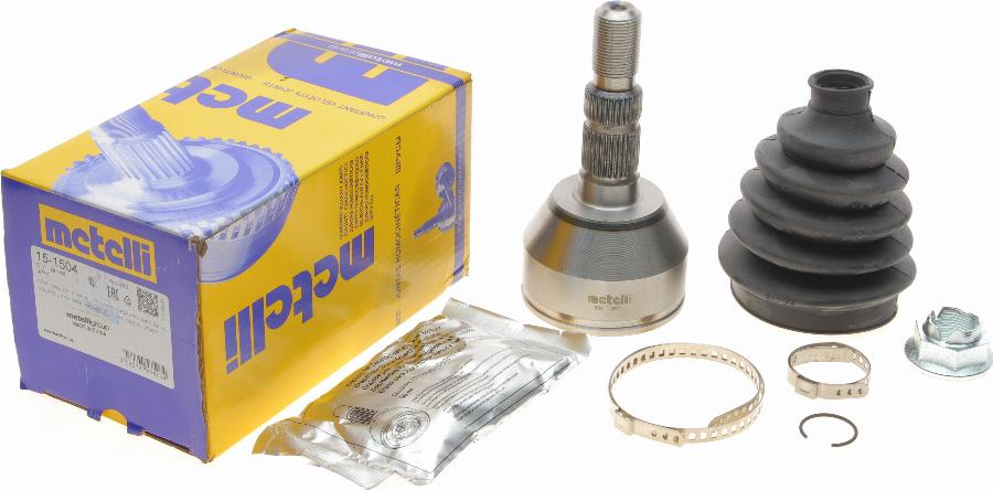 Metelli 15-1504 - Шарнирный комплект, ШРУС, приводной вал parts5.com